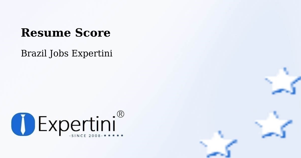 Resume Score & Job Description Match Tool – Gravatal - Brazil Jobs Expertini